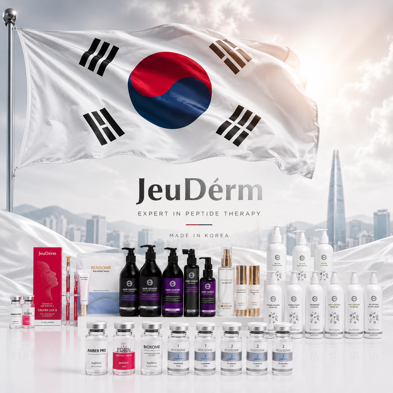 JeuDérm — Expert in Peptide Therapy, Made in Korea